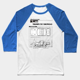 TRIUMPH TR7 - road test data Baseball T-Shirt